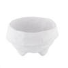 Paper Mache Bowl White