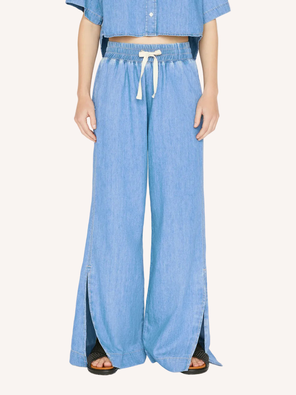 Drawstring Lounge Denim Pant